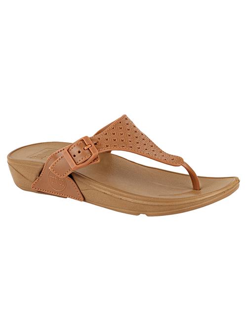 tan toe separator flip flop - 17808341 -  Standard Image - 0