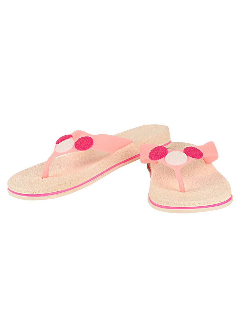 pink toe separator flip flop - 17808344 - Standard Image - 3