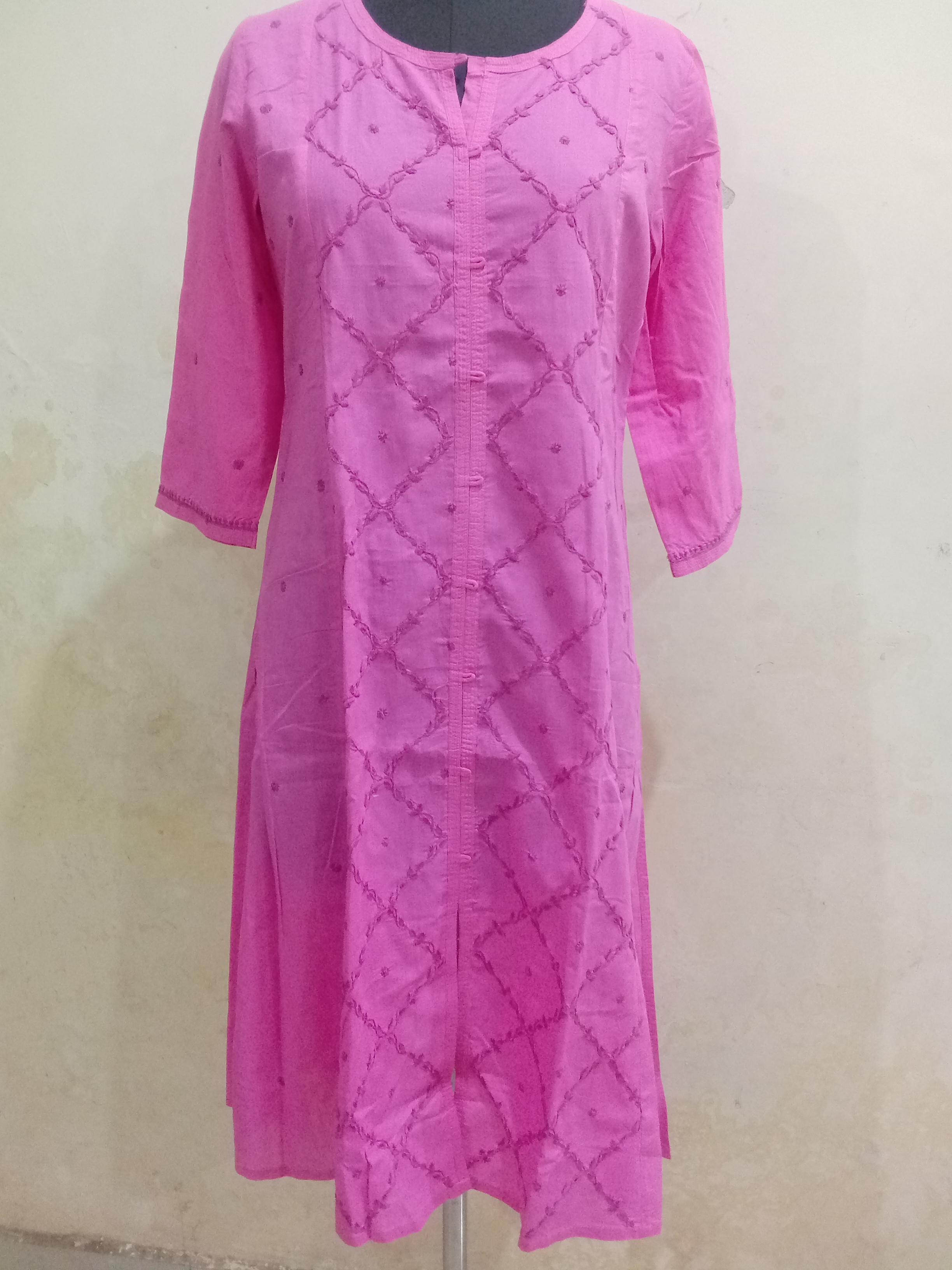 chikankari flairy kurtis  - 17809276 -  Zoom Image - 0