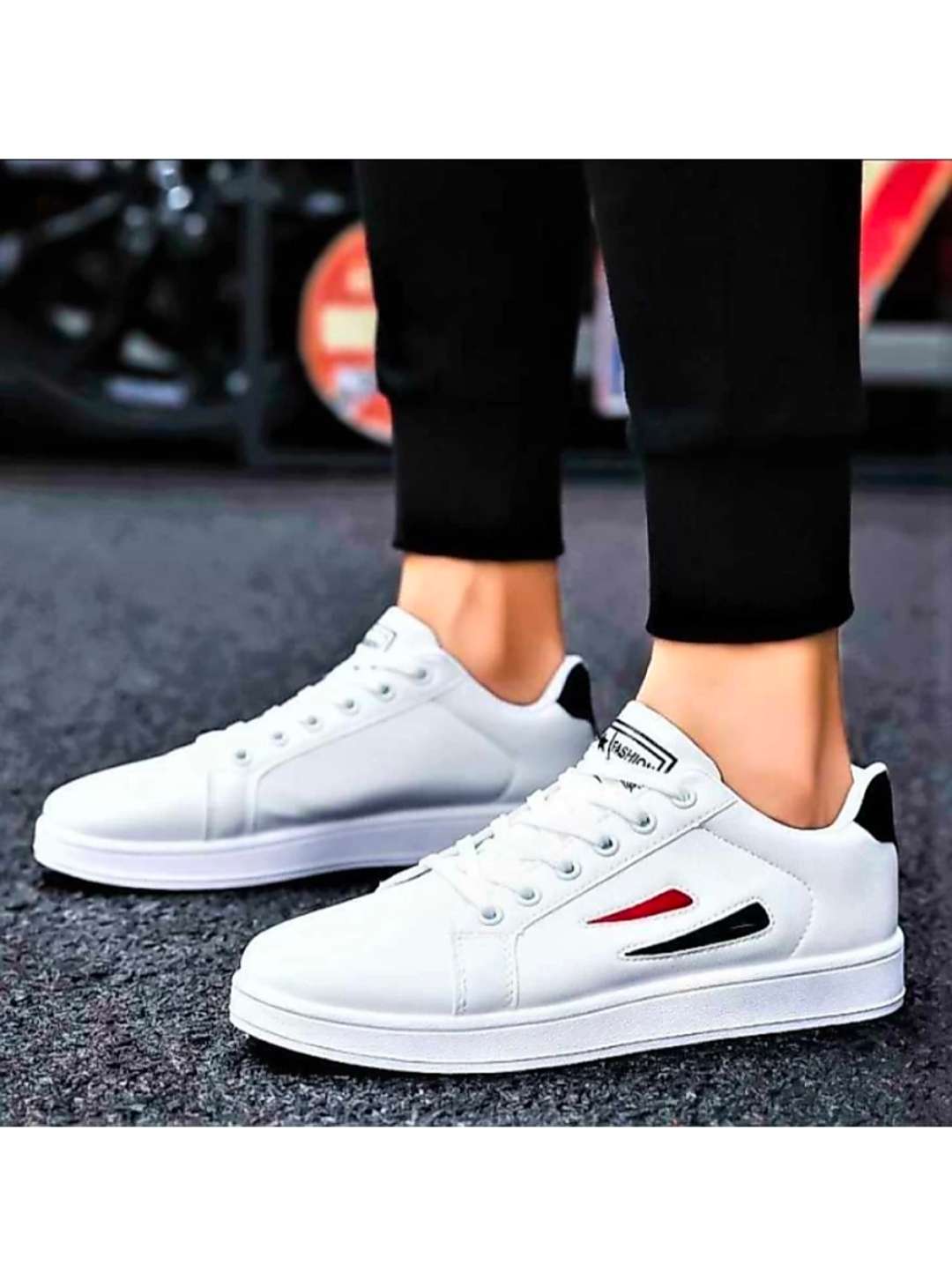 Buy online White Sneakers For Men from Casual Shoes for Men by
