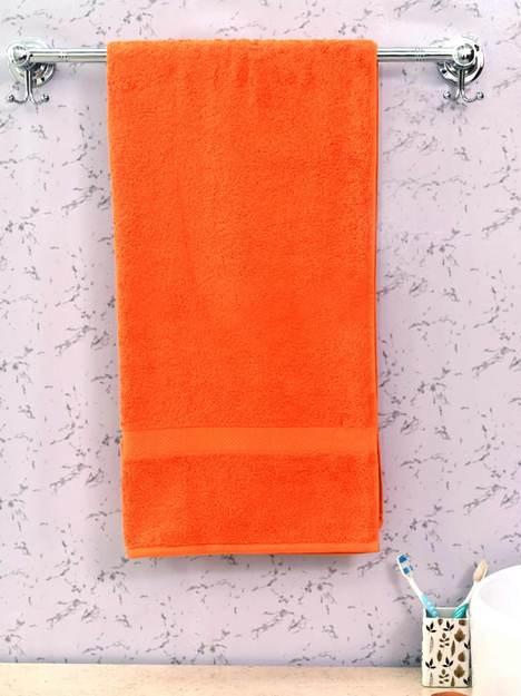 orange cotton bath towel - 17811279 - Zoom Image - 0