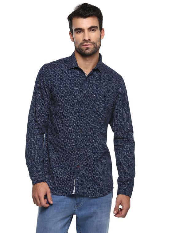 mens printed casual shirt - 17812198 - Zoom Image - 0