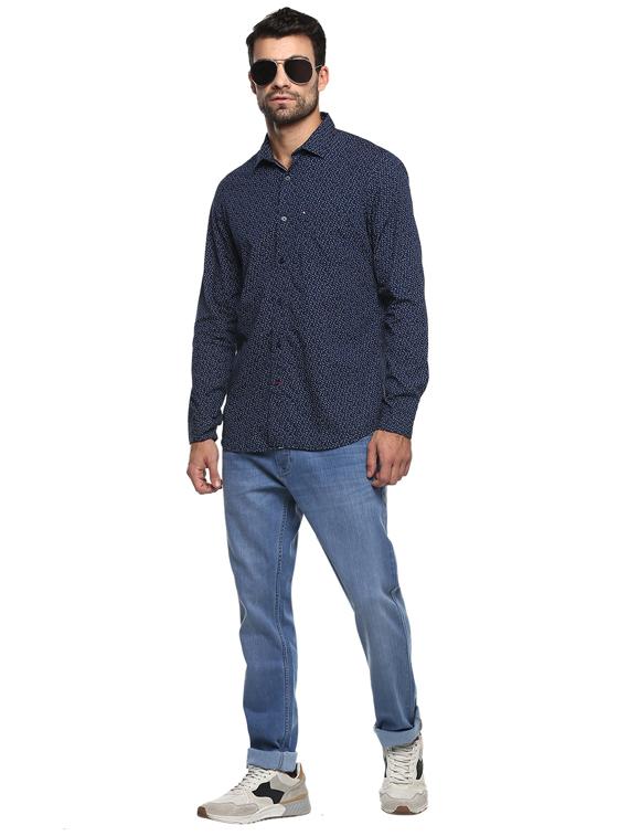 mens printed casual shirt - 17812198 - Standard Image - 3