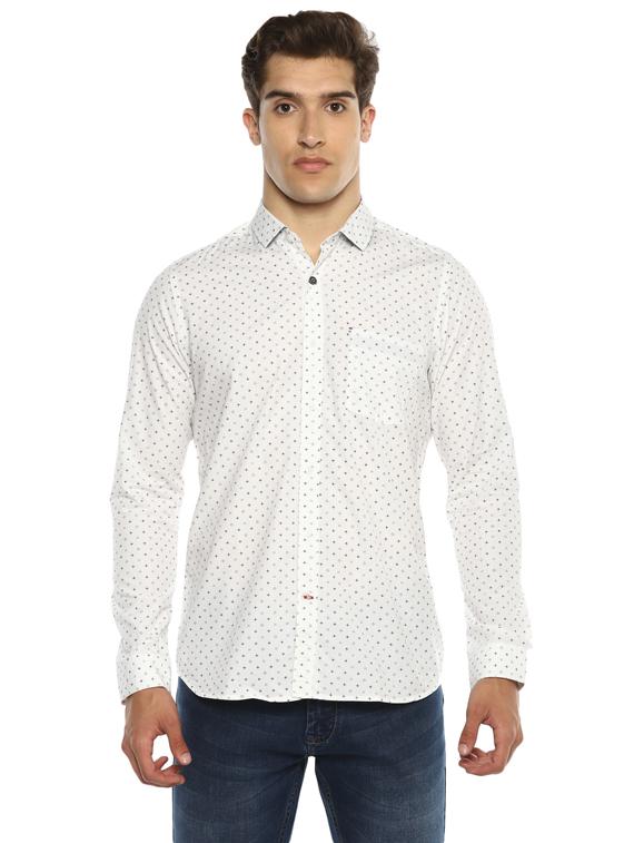 mens polka dots casual shirt - 17812203 -  Zoom Image - 0