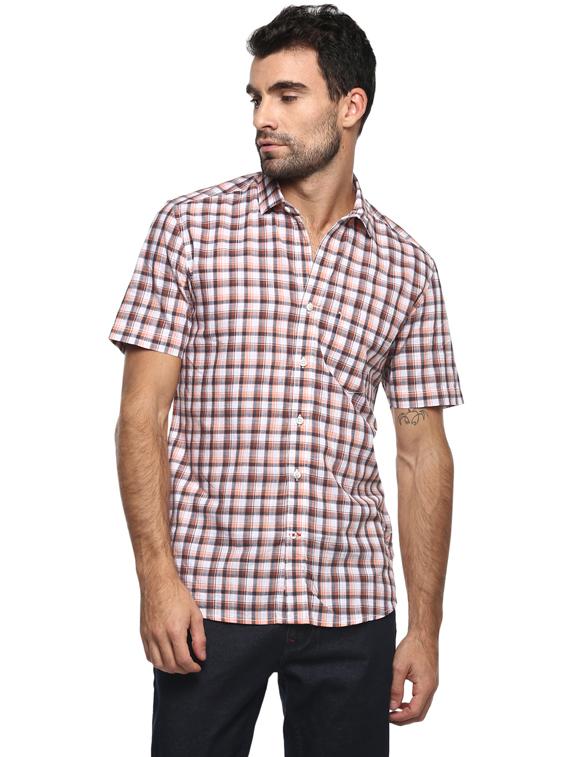 mens checks casual shirt - 17812208 - Zoom Image - 0