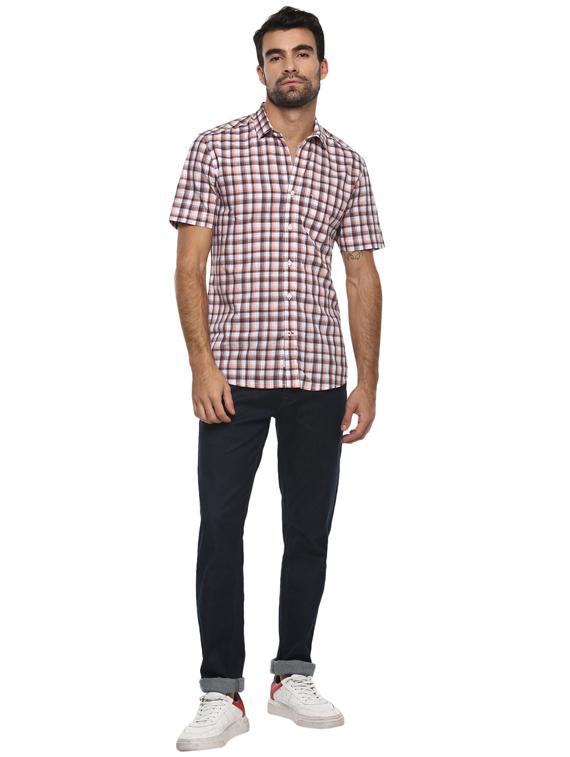 mens checks casual shirt - 17812208 - Standard Image - 3