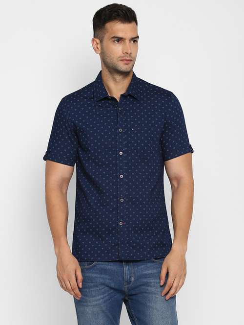 mens printed casual shirt - 17812210 - Standard Image - 0