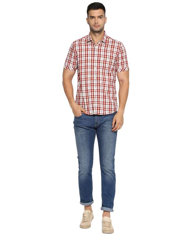 mens checks casual shirt - 17812211 -  Standard Image - 3