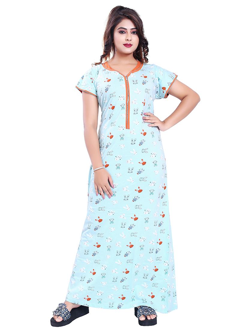 v-neck quirky nighty  - 17812506 -  Zoom Image - 0