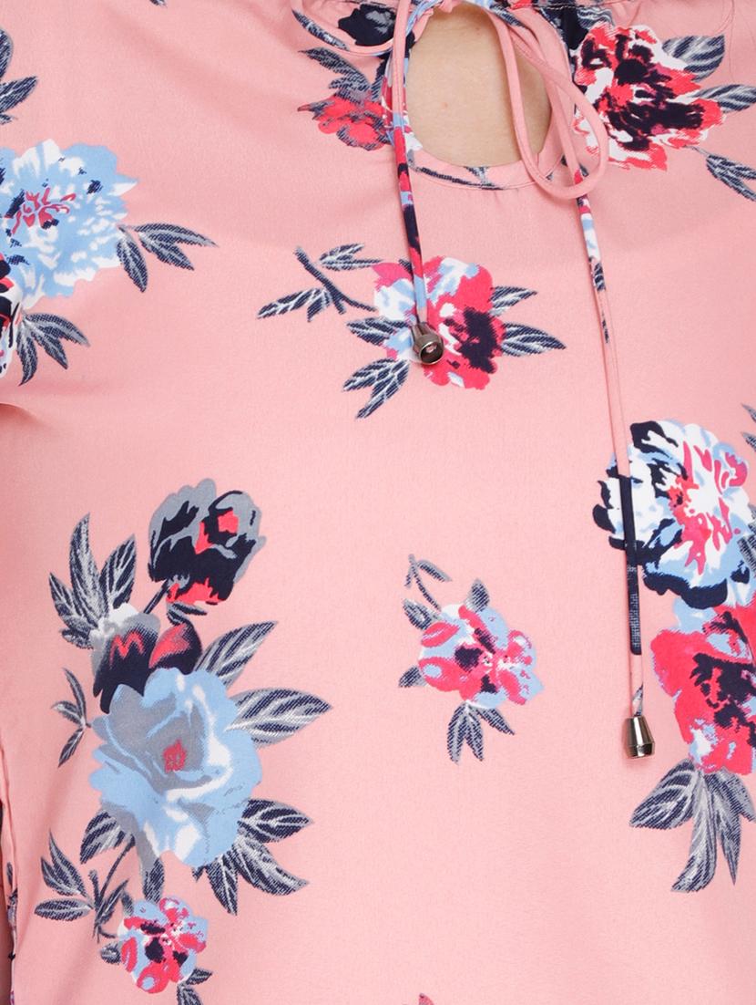 bell sleeved floral top - 17812675 - Standard Image - 3
