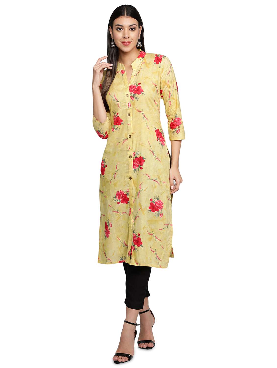 women's straight kurta - 17812726 - Zoom Image - 0