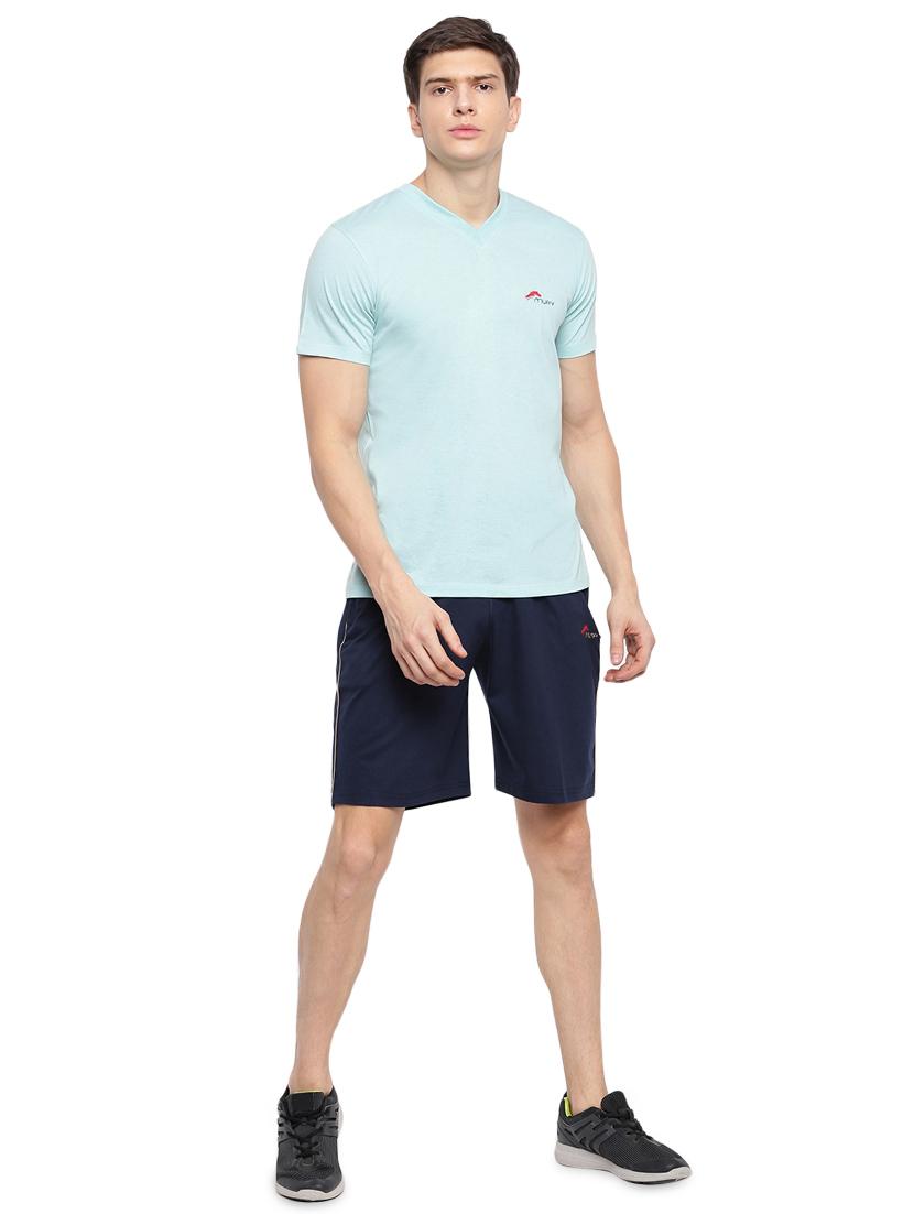 navy blue solid shorts - 17812844 - Standard Image - 3