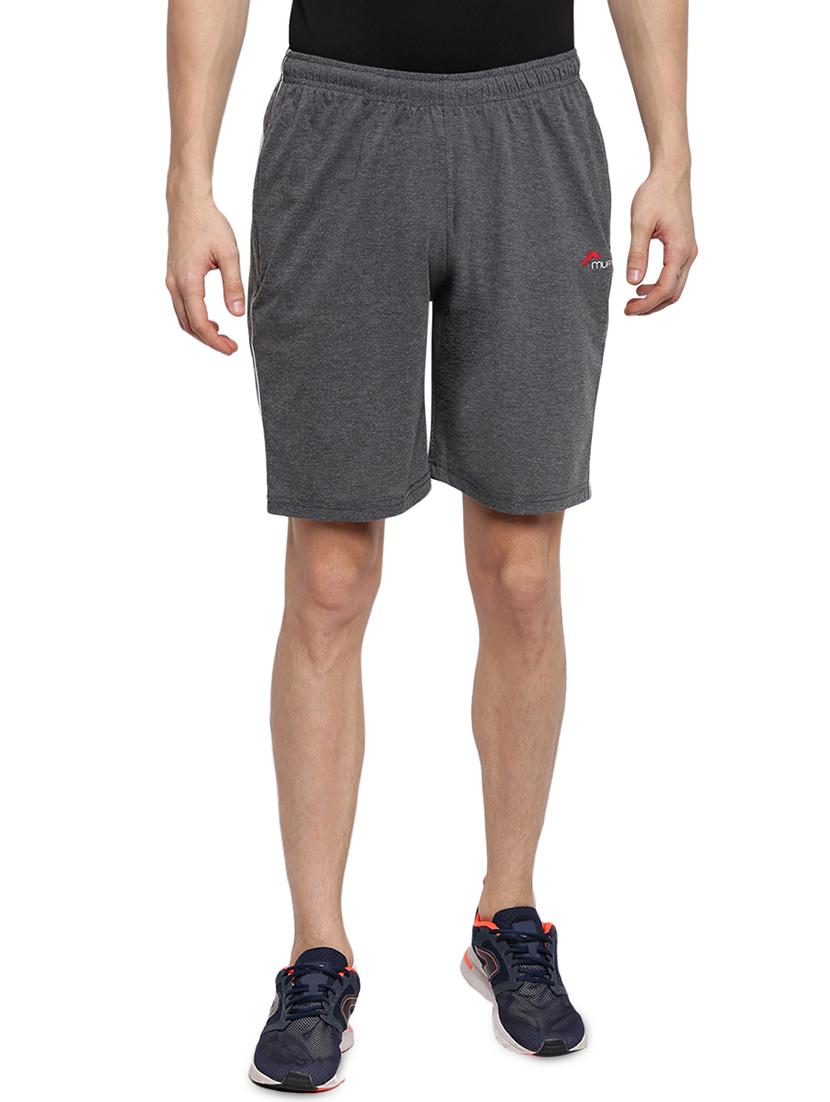 grey side striped shorts - 17812845 -  Zoom Image - 0