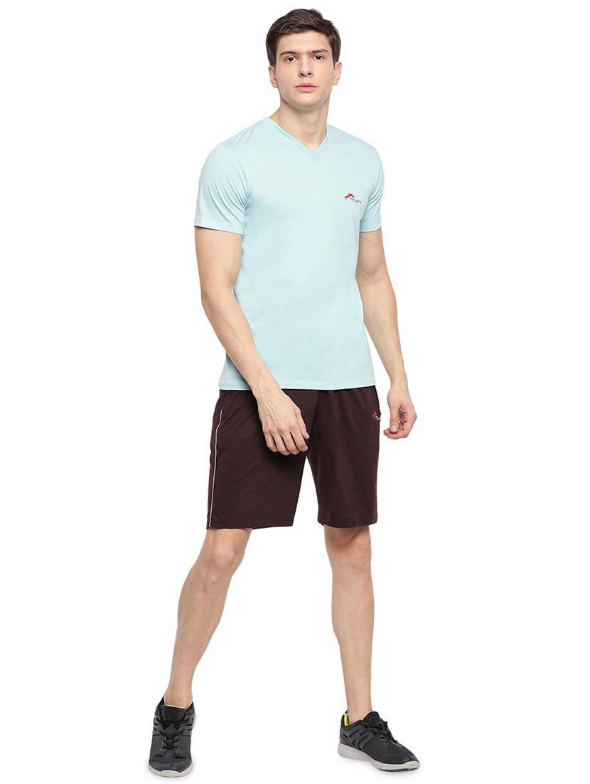 brown side striped shorts - 17812846 - Standard Image - 3