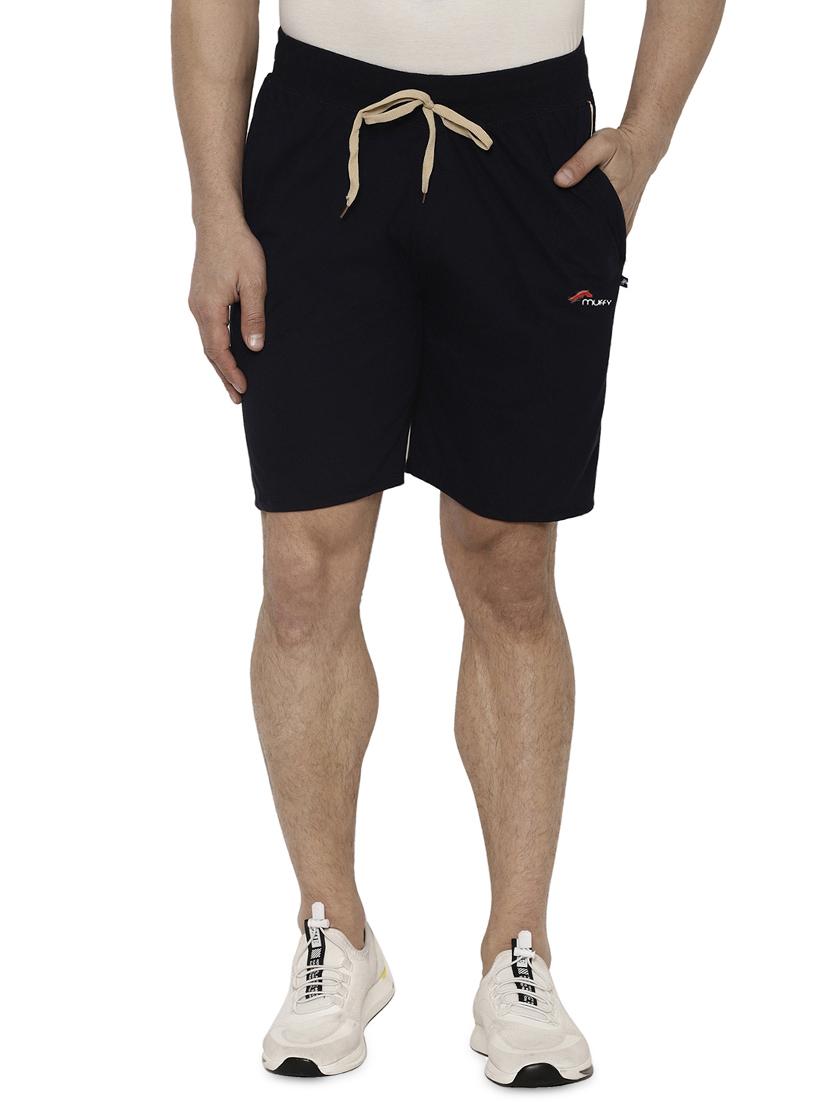 dark blue side striped shorts - 17812852 - Zoom Image - 0