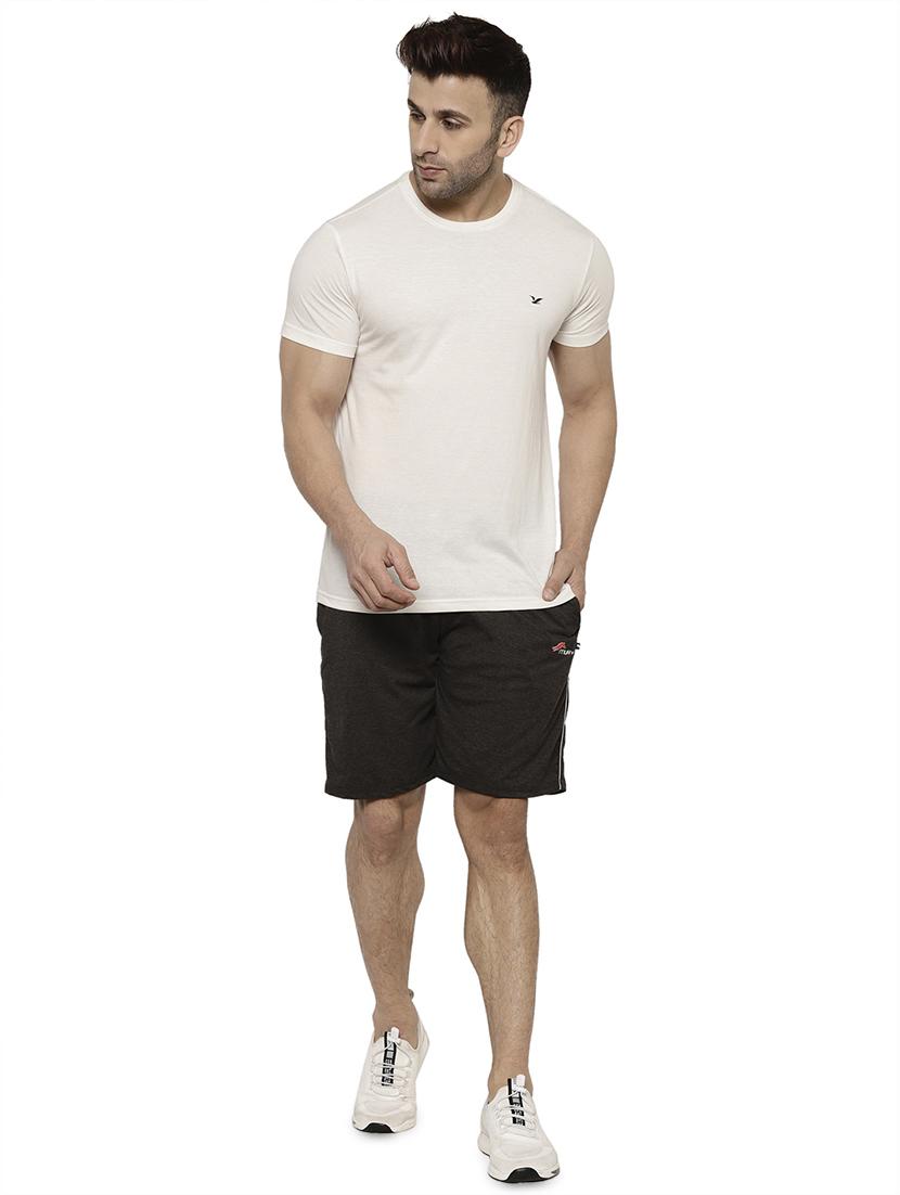 grey side striped shorts - 17812853 - Standard Image - 3