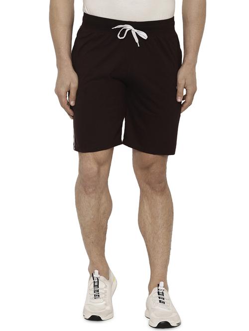 brown side striped shorts - 17812854 -  Standard Image - 0
