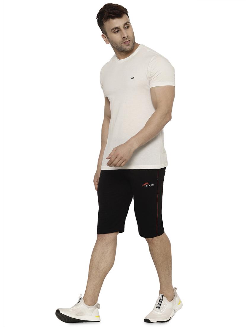 black side striped shorts - 17812860 - Standard Image - 3