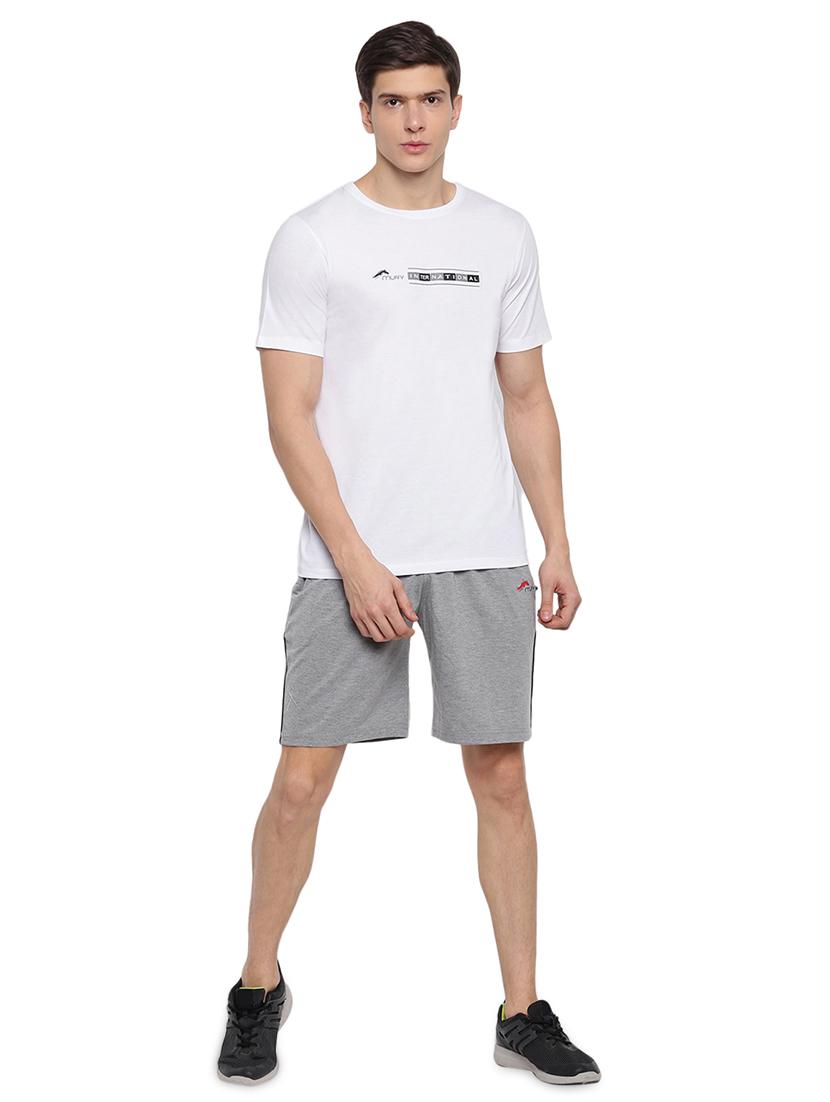 white chest print t-shirt - 17812873 - Standard Image - 3