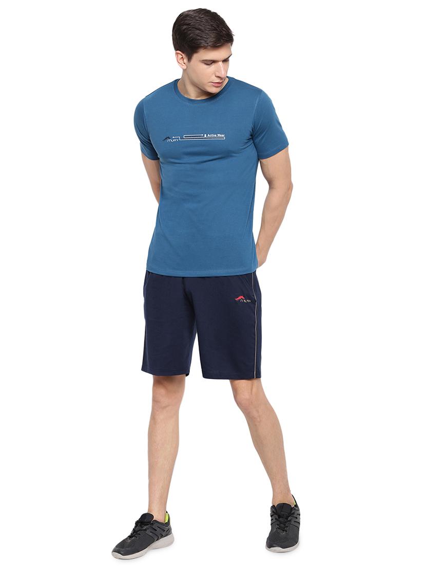 men chest print round neck t-shirts - 17812874 - Standard Image - 3