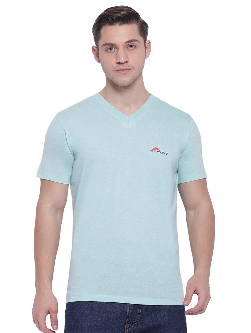 light blue solid t-shirt - 17812877 - Zoom Image - 0