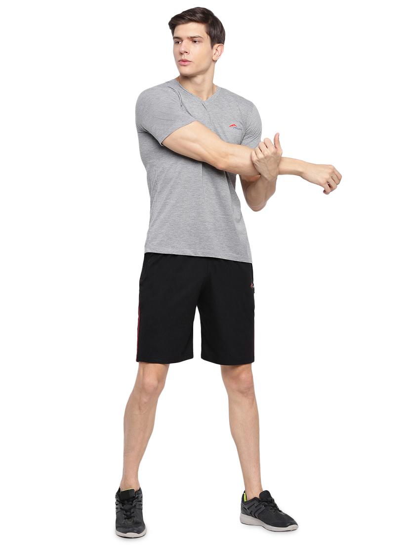 grey solid t-shirt - 17812883 - Standard Image - 3