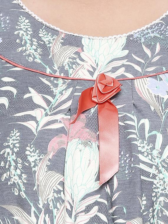 round neck tropical kimono - 17814239 - Standard Image - 3