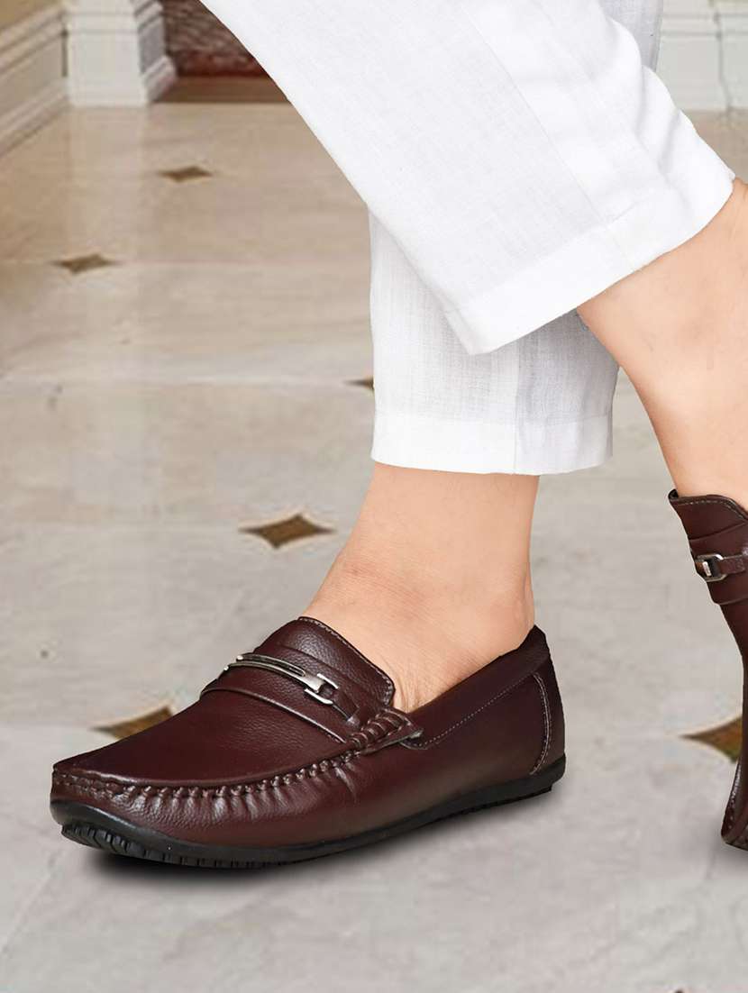 Men Slip On Horsebit Loafers
