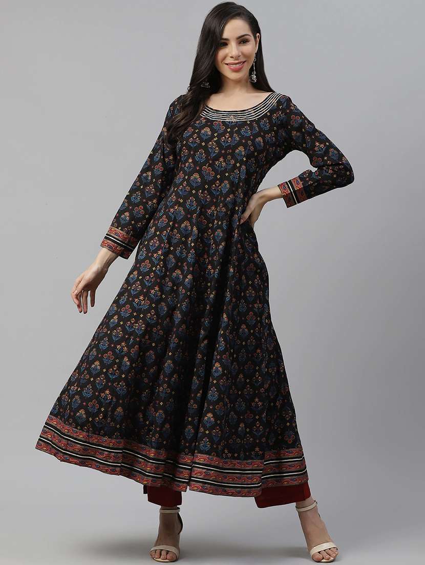 women's flared kurta