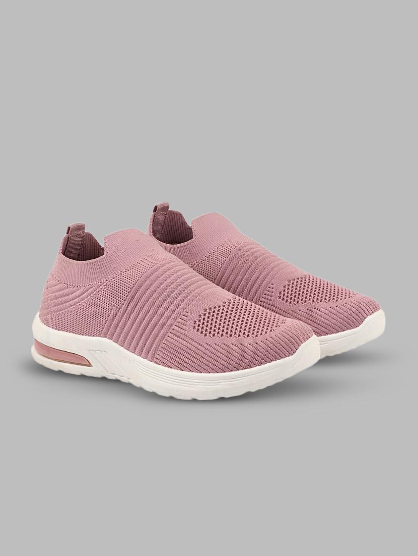 pink mesh slip on sports shoes - 17814998 -  Zoom Image - 0