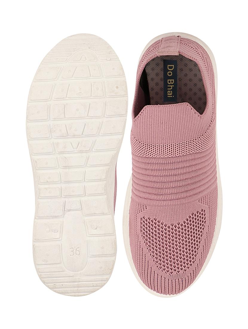 pink mesh slip on sports shoes - 17814998 - Standard Image - 3