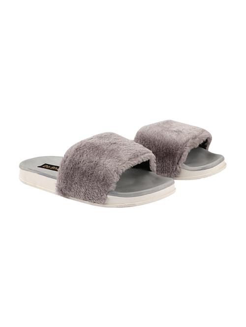 grey slip on slides - 17815006 - Standard Image - 0