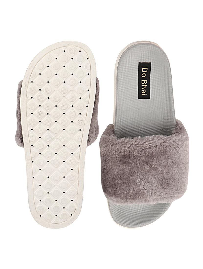 grey slip on slides - 17815006 - Standard Image - 3
