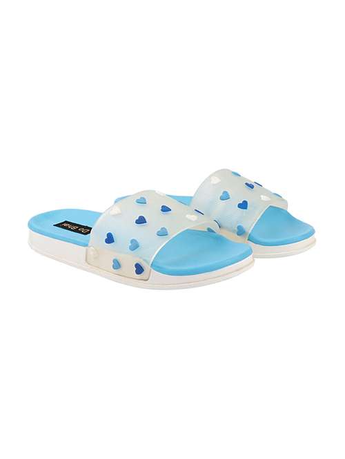 blue slip on  slides - 17815009 -  Standard Image - 0
