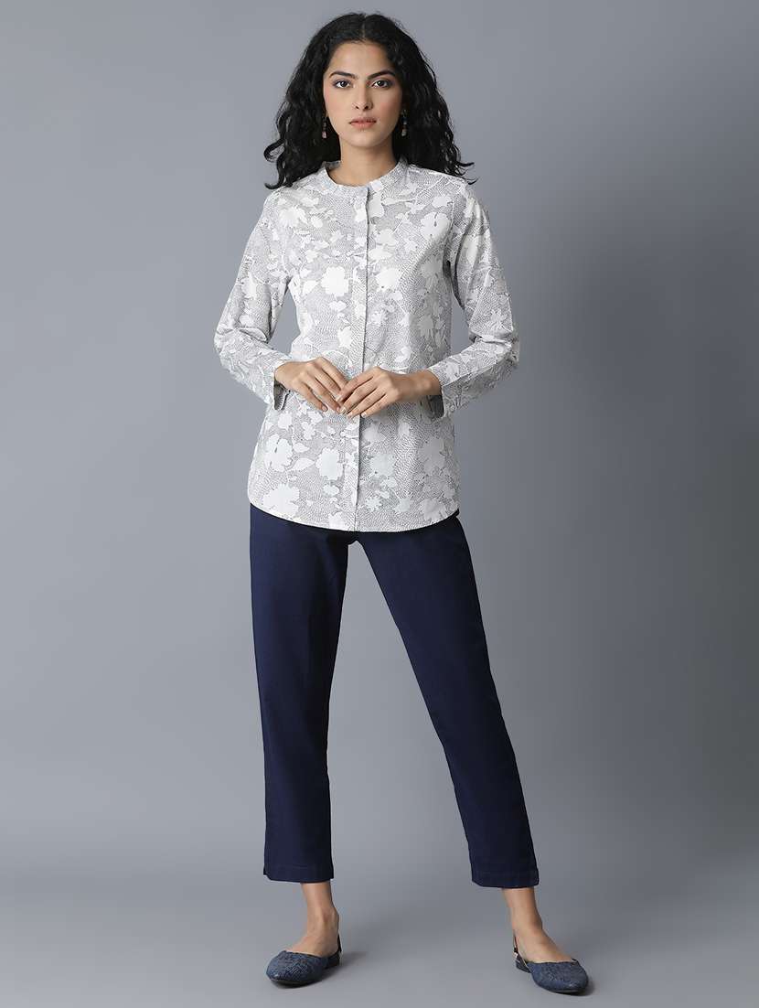 concealed placket floral shirt - 17818363 -  Standard Image - 3