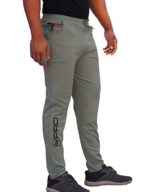 grey cotton track pants - 17819354 -  Standard Image - 0