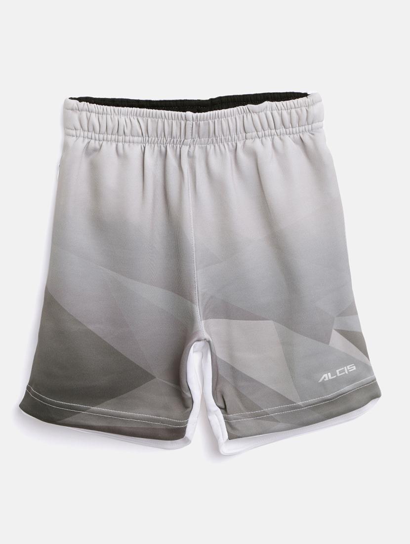 grey printed shorts  - 17820628 -  Zoom Image - 0
