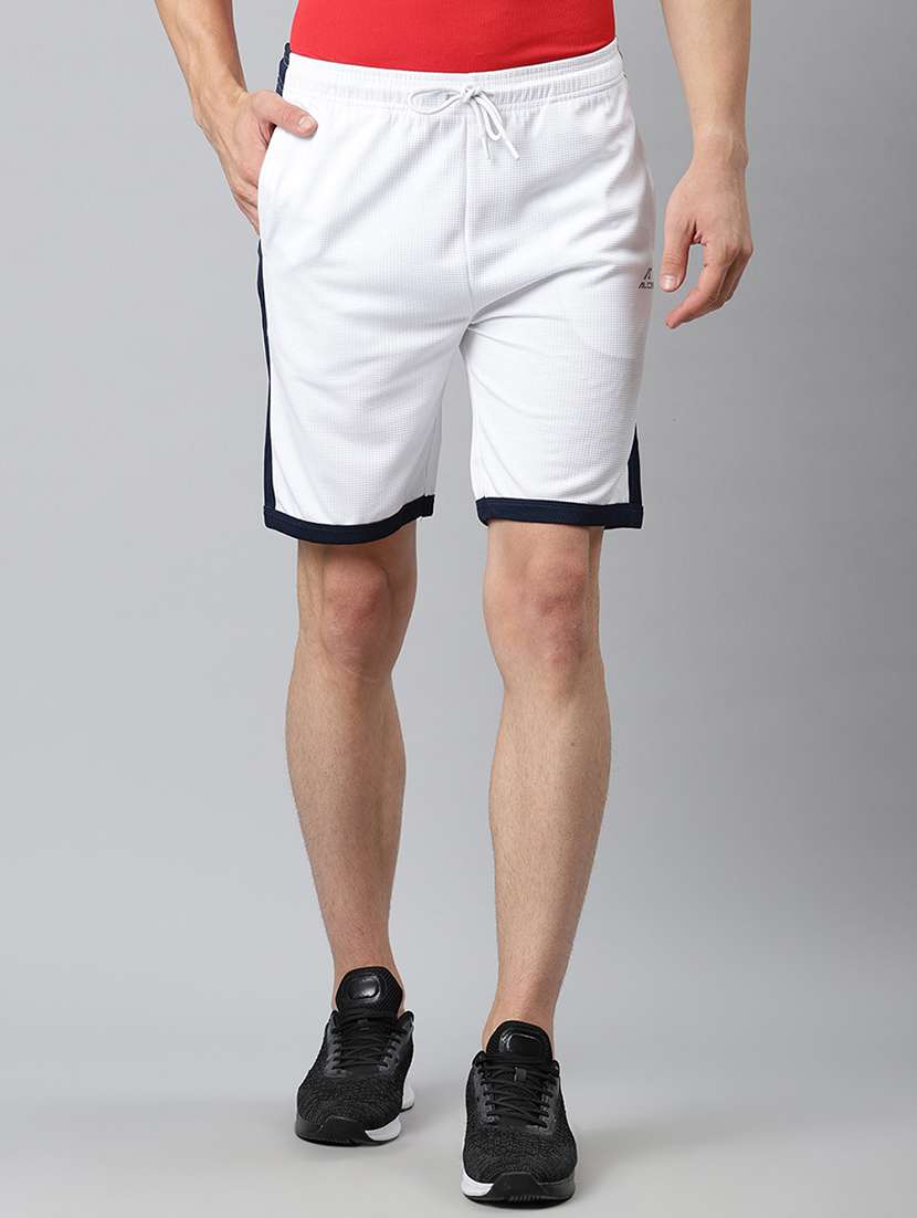 white side taped shorts