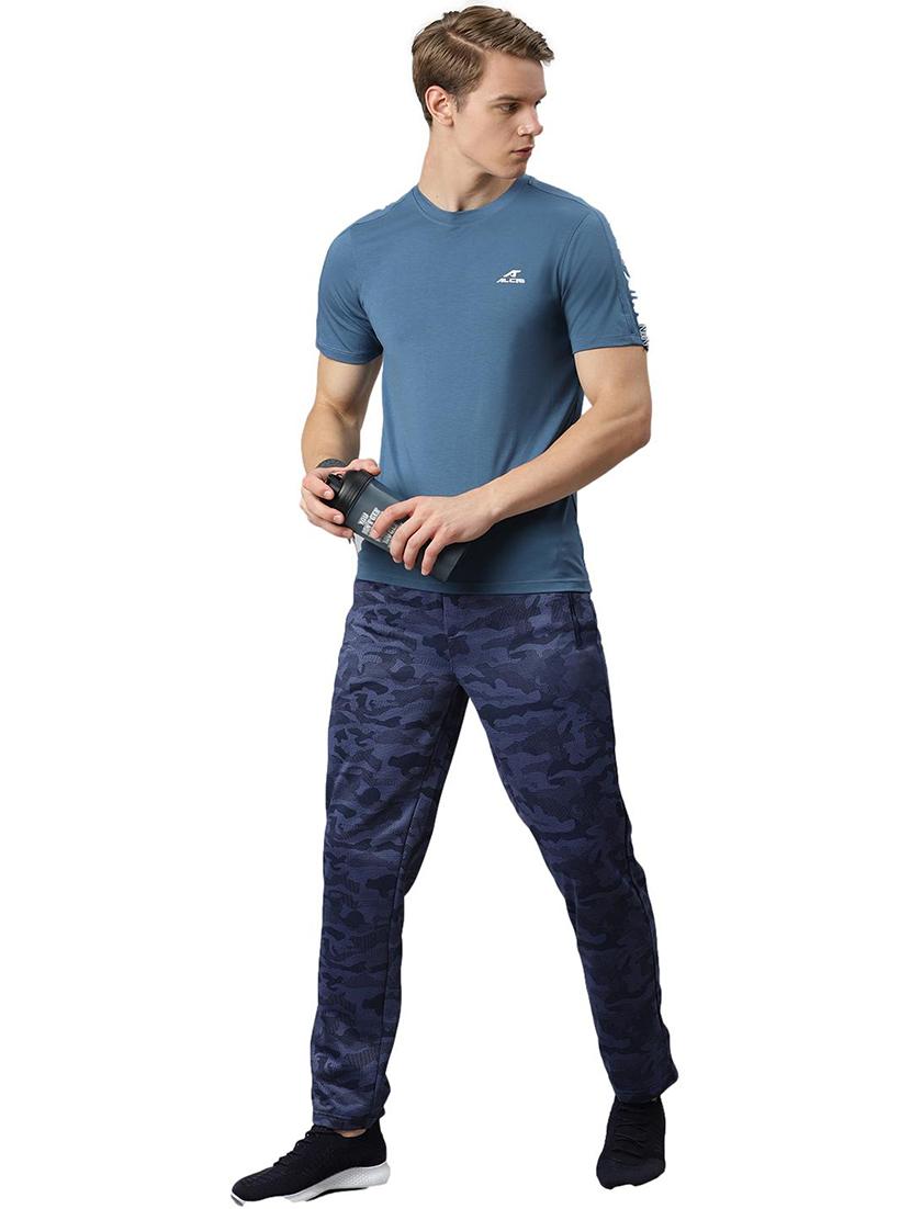 blue solid t-shirt - 17820643 - Standard Image - 3