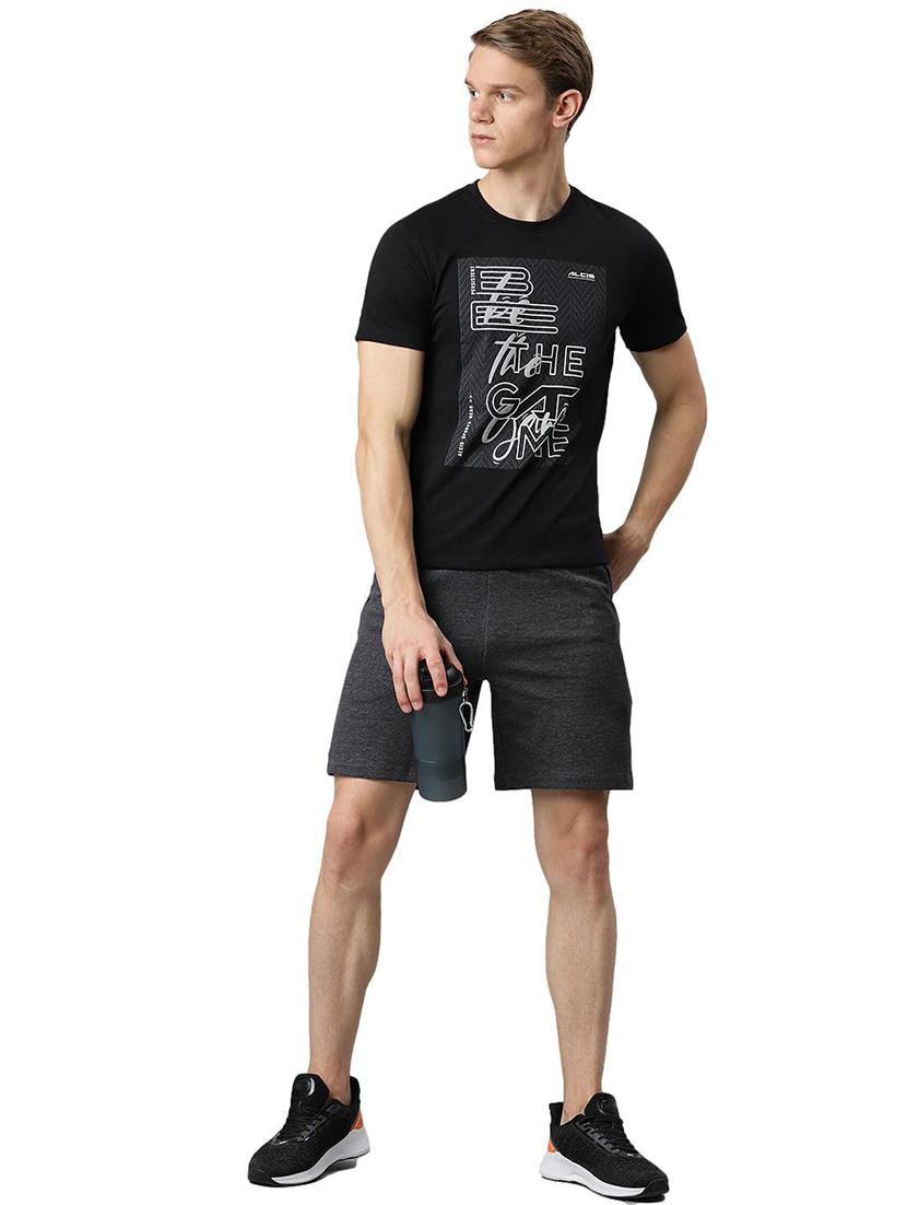 black printed t-shirt - 17820648 - Standard Image - 3