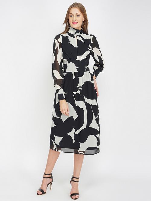 women's geometric dress - 17822209 - Standard Image - 0