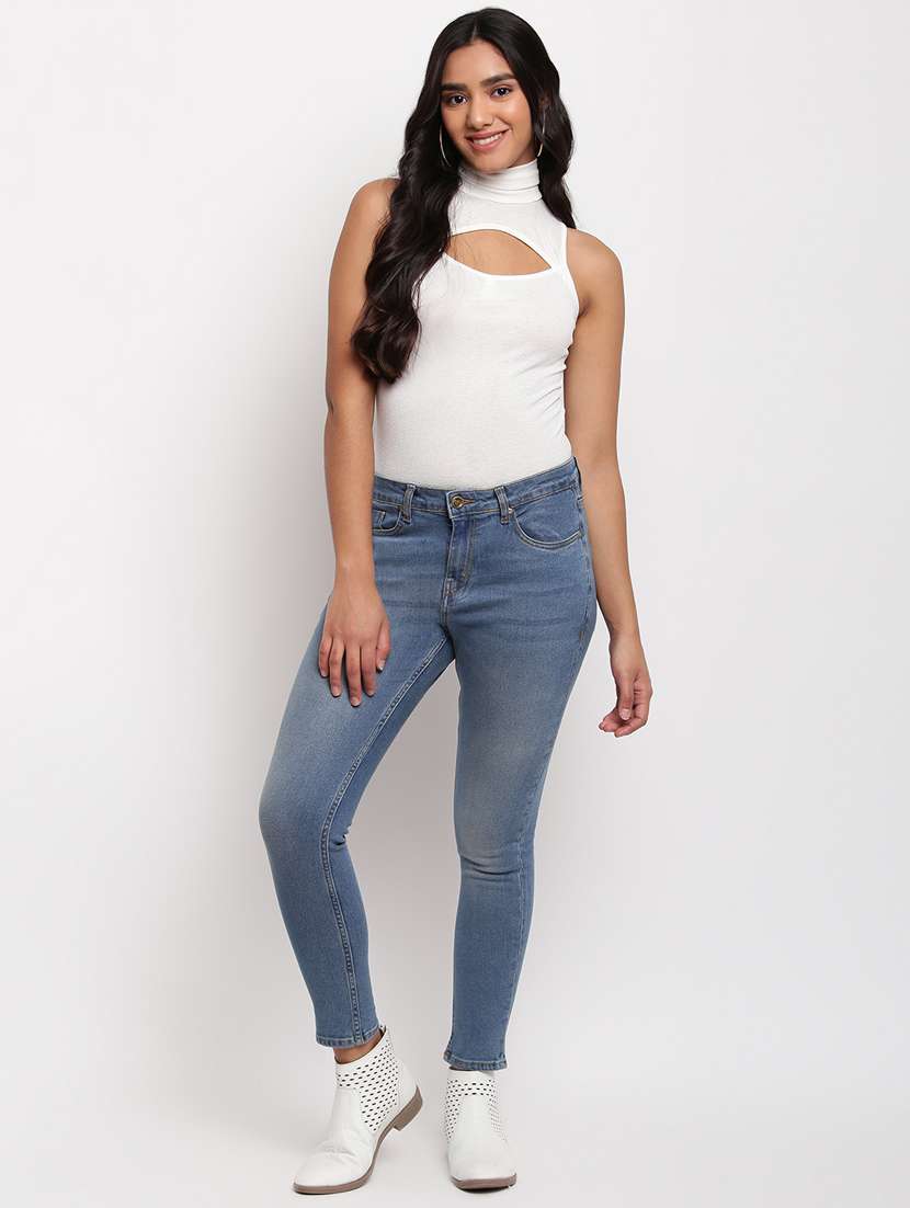 mid rise stone washed jean - 17822441 -  Standard Image - 3