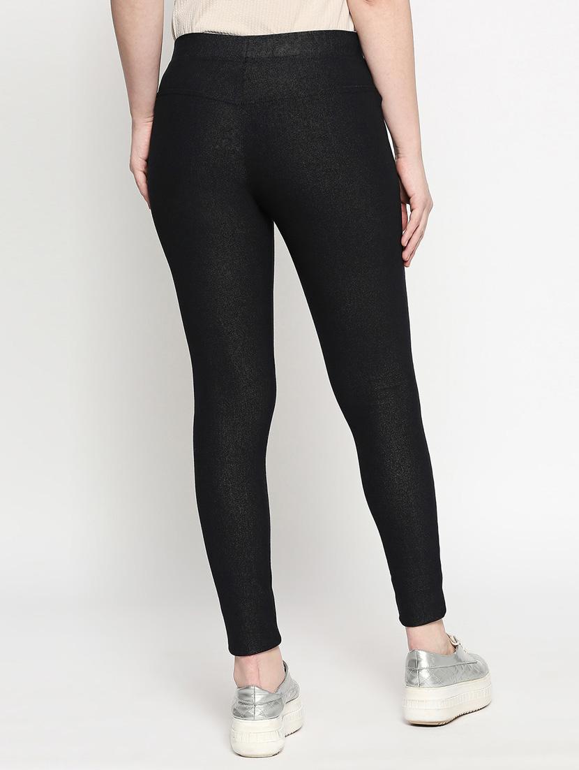 high rise solid jegging - 17822480 - Standard Image - 3