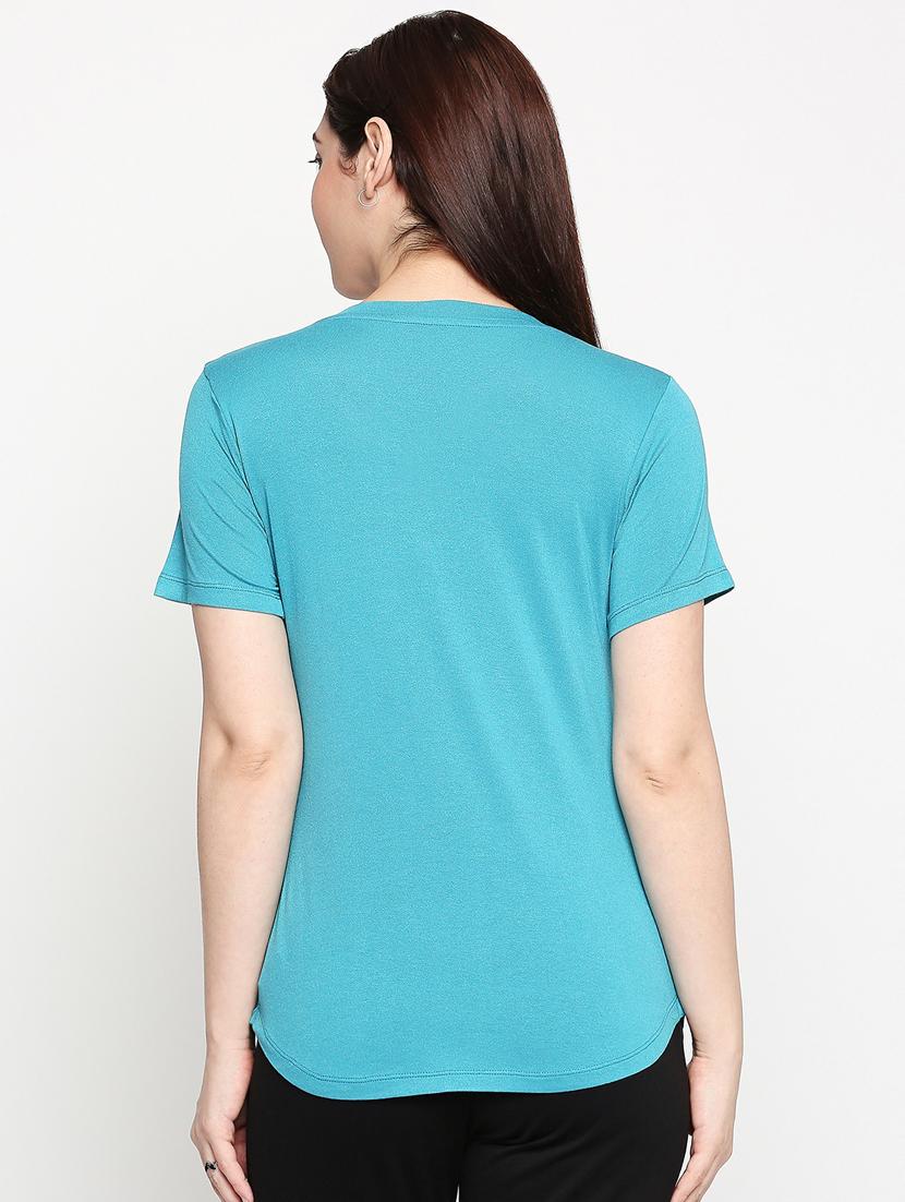 v neck solid t-shirt - 17822504 - Standard Image - 3