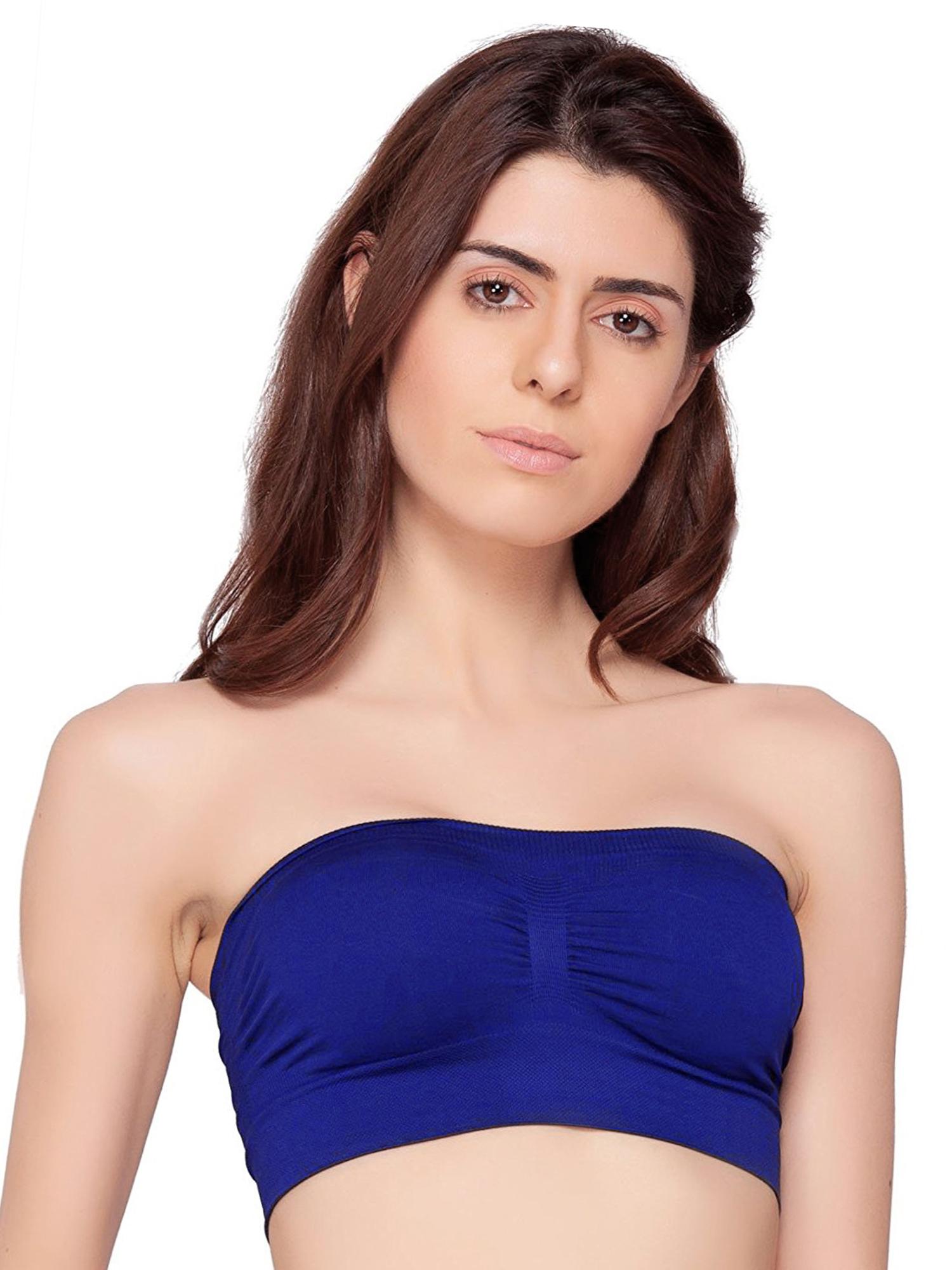 women tube non padded bra - 17822836 - Standard Image - 3