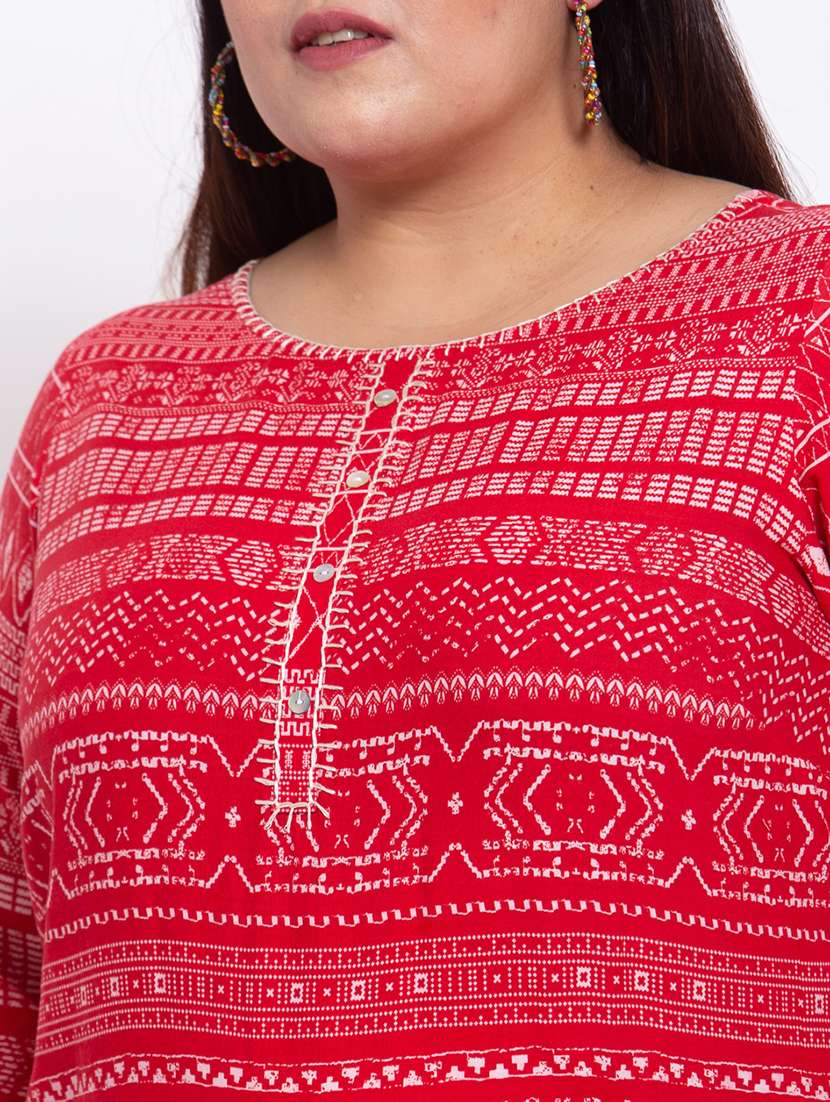 women's asymmetric kurta - 17823133 -  Standard Image - 3