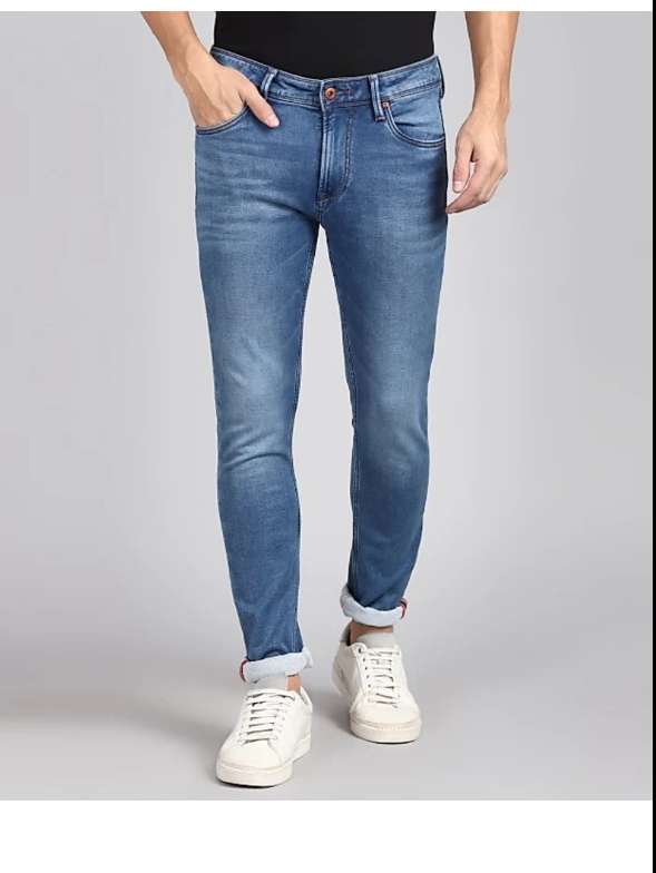 blue khadi jeans