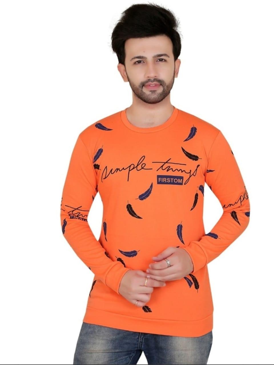 orange kota tshirt - 17825534 -  Zoom Image - 0