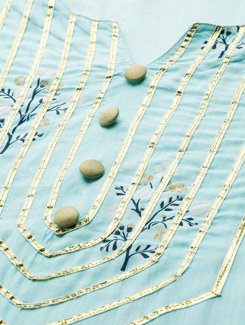 printed kurta palazzo set - 17827306 - Standard Image - 5