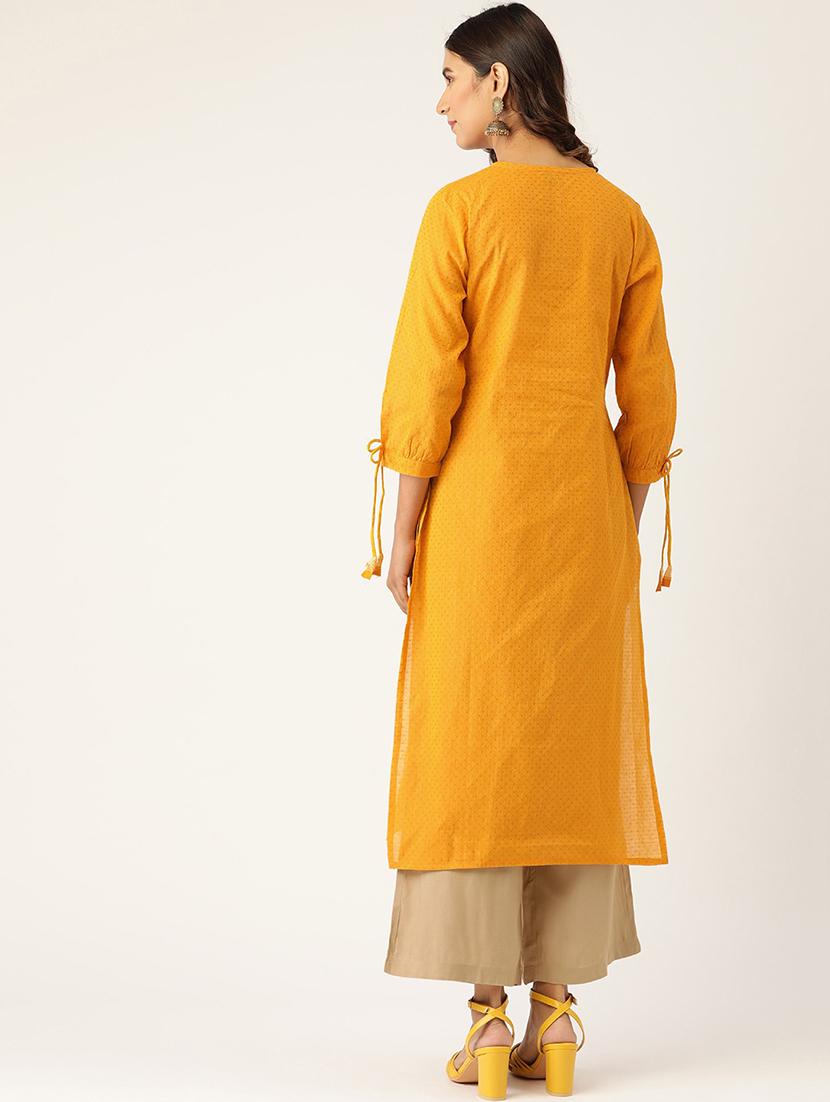self design kurta palazzo set - 17827308 - Standard Image - 3